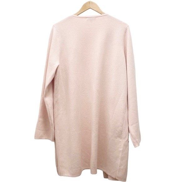 J. Crew 365 Juliette Collarless Long Sweater Blazer Ballet Pink Women’s Size XL - Picture 4 of 11